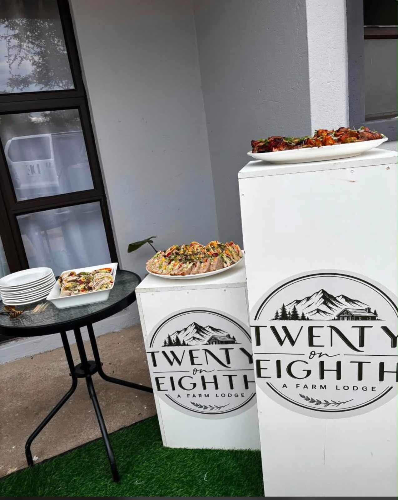 Fresh food prepared for guests at Twenty on Eighth